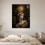 Antike Statue mit Goldakzenten als Wandbild oder Fine Art Print