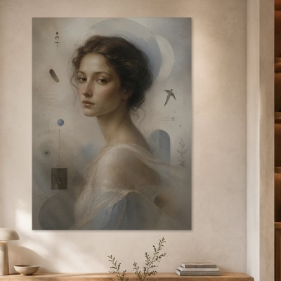 Poetisches Porträt als Acrylbild oder Fine Art Print