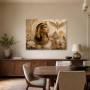 Ägyptische Königin als Acrylbild oder Leinwand im luxuriösen Stil