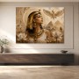 Ägyptische Königin als Acrylbild oder Leinwand im luxuriösen Stil