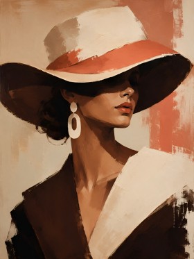 Stilvolles Porträt als Wandbild oder Fine Art Print