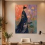 Elegantes Wandbild oder Fine Art Print mit Lotus und Kimono