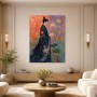 Elegantes Wandbild oder Fine Art Print mit Lotus und Kimono