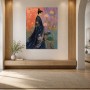 Elegantes Wandbild oder Fine Art Print mit Lotus und Kimono