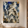Majestätische Statue als Modernes Wandbild oder Kunstwerk