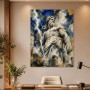 Majestätische Statue als Modernes Wandbild oder Kunstwerk