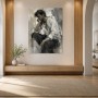 Nachdenkliches Männerporträt als Leinwandbild oder Kunstdruck