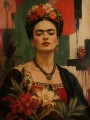 Frida Kahlo Portrait als Fine Art Print oder Wandbild