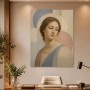 Portrait in Pastell: Kunstdruck oder Gallery Print mit moderner Eleganz