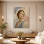 Portrait in Pastell: Kunstdruck oder Gallery Print mit moderner Eleganz