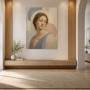 Portrait in Pastell: Kunstdruck oder Gallery Print mit moderner Eleganz
