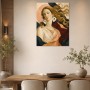 Elegantes Porträt als Poster oder Acrylbild mit fließenden Formen