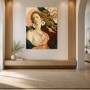 Elegantes Porträt als Poster oder Acrylbild mit fließenden Formen