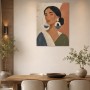 Porträt mit ruhiger Eleganz, Wandbild oder Kunstdruck