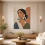 Porträt mit ruhiger Eleganz, Wandbild oder Kunstdruck