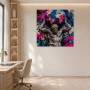 Graffiti Gott Atlas als Modernes Wandbild oder Gallery Print