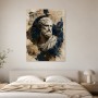 Antike Büste mit Architekturszene als Wandbild oder Kunstdruck