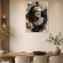 Antike Büste mit Architekturszene als Wandbild oder Kunstdruck