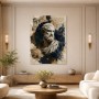Antike Büste mit Architekturszene als Wandbild oder Kunstdruck