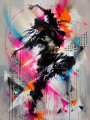 Dynamischer Tänzer als Modernes Wandbild oder Acrylbild