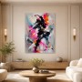 Dynamischer Tänzer als Modernes Wandbild oder Acrylbild