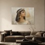 Ägyptische Porträtkunst als Leinwand oder Acrylbild mit goldenen Details