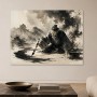 Zen-Maler in Tinte, Wandbild oder Fine Art Print