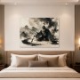 Zen-Maler in Tinte, Wandbild oder Fine Art Print