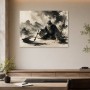 Zen-Maler in Tinte, Wandbild oder Fine Art Print