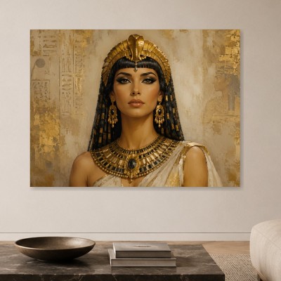 Ägyptische Porträtstudie als Acrylbild oder Kunstdruck