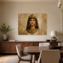 Ägyptische Porträtstudie als Acrylbild oder Kunstdruck
