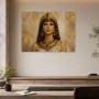 Ägyptische Porträtstudie als Acrylbild oder Kunstdruck