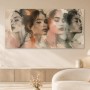 Expressives Porträt als Kunstwerk oder Fine Art Print mit vier Gesichtern