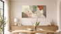 Abstraktes Wandbild oder Gallery Print mit stilisierten Frauengesichtern