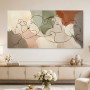 Abstraktes Wandbild oder Gallery Print mit stilisierten Frauengesichtern