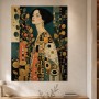Elegantes Porträt als Fine Art Print oder Wandbild mit Goldakzenten
