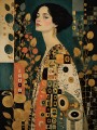 Elegantes Porträt als Fine Art Print oder Wandbild mit Goldakzenten