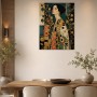 Elegantes Porträt als Fine Art Print oder Wandbild mit Goldakzenten