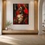 Spartanischer Krieger als Wandbild oder Kunstdruck