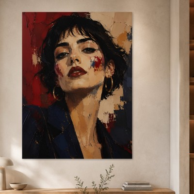 Expressives Porträt als Kunstdruck oder Gallery Print
