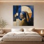 Porträt im Stil der Moderne, Kunstwerk oder Fine Art Print