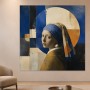 Porträt im Stil der Moderne, Kunstwerk oder Fine Art Print