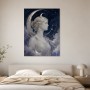 Mystische Mondgöttin als Kunstwerk oder Poster