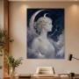 Mystische Mondgöttin als Kunstwerk oder Poster