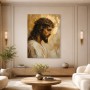 Christus mit Dornenkrone als Kunstdruck oder Leinwandbild