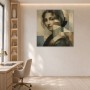 Porträt zwischen Moderne Kunst und Kunstdruck