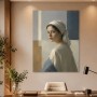 Elegantes Porträt zwischen Leinwand und Fine Art Print