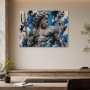 Neptunisches Wandbild oder Kunstdruck mit kraftvoller Street-Art-Optik