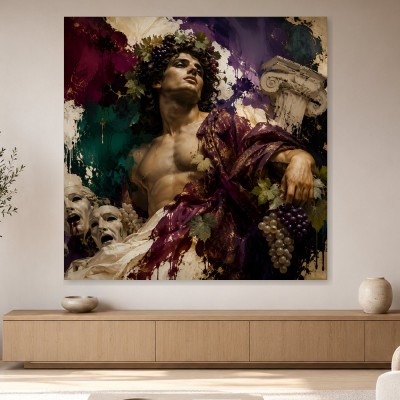 Dionysische Portraitkunst als Kunstwerk oder Wandbild