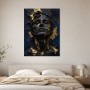 Elegantes Porträt als Acrylbild oder Fine Art Print mit Goldakzenten